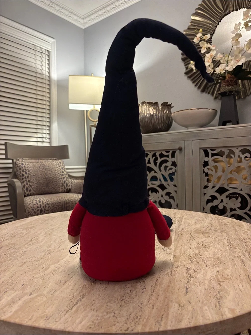 Patriotic Blue & Red Gnome Holiday Décor Plush